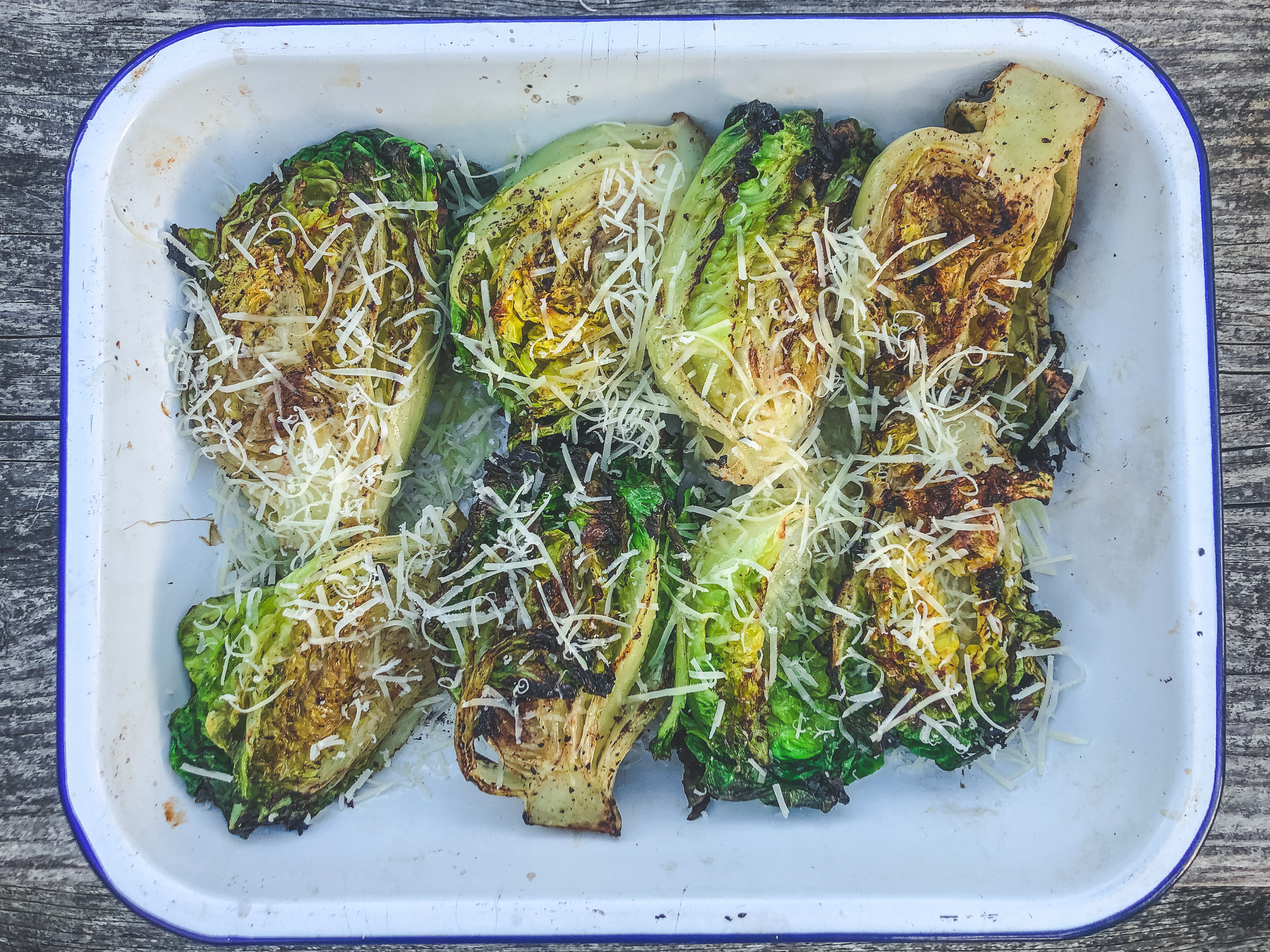 SIDES Grilled Cos/Little Gem Lettuce • Lou's Kitchen Corner