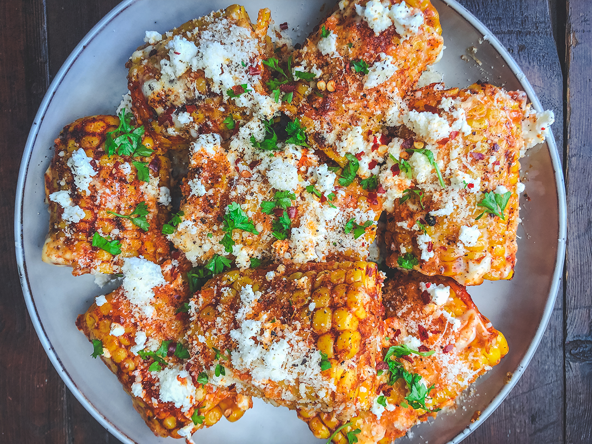 Spicy Corn on the Cob... Mexican Styley. • Lou's Kitchen Corner