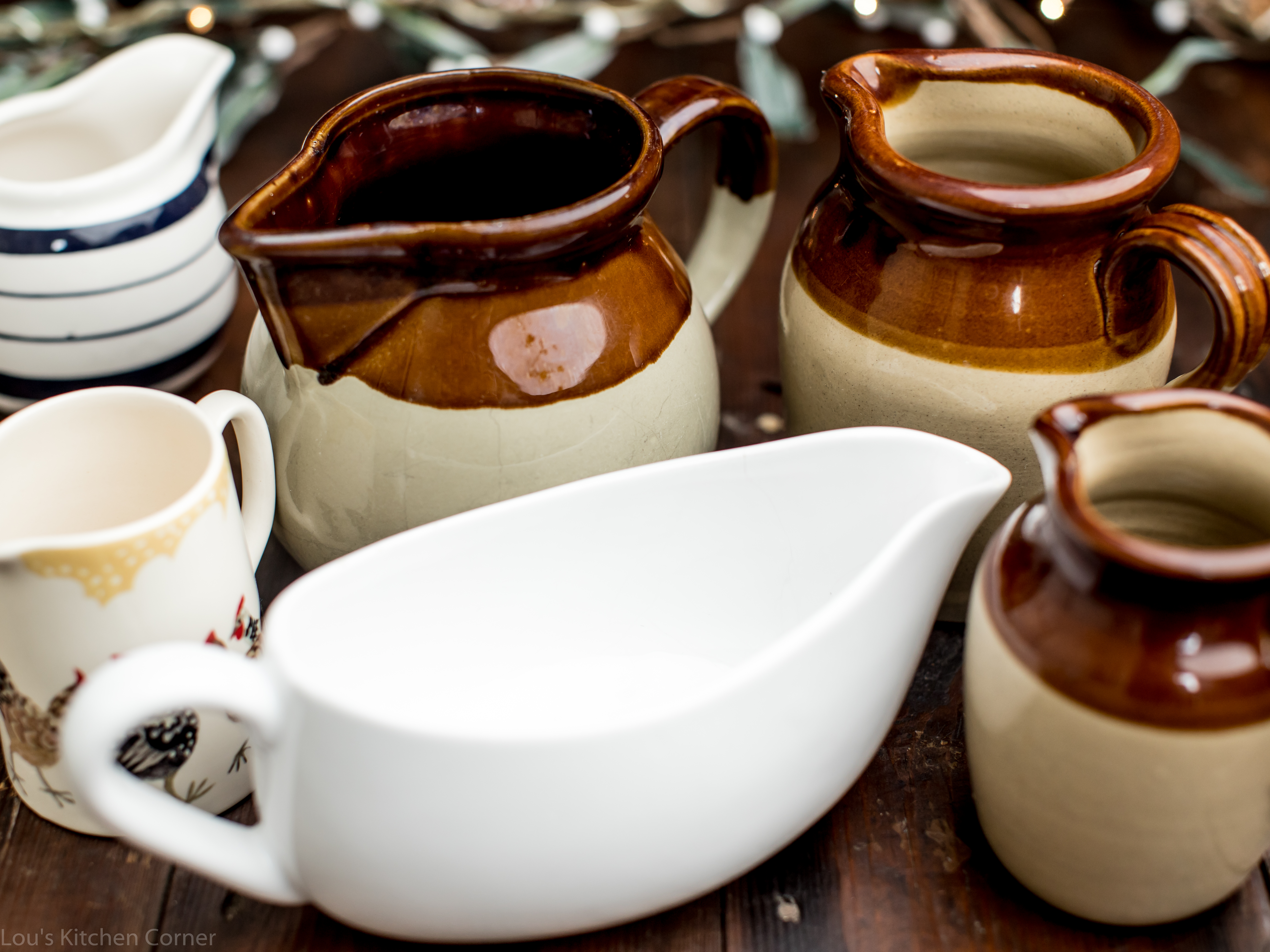 Christmas gravies and sauces • Lou's Kitchen Corner