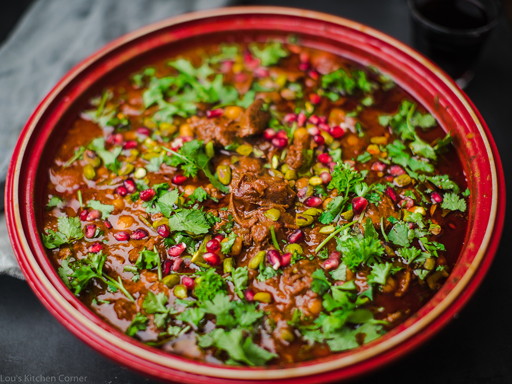 Moroccan lamb tagine • Lou's Kitchen Corner