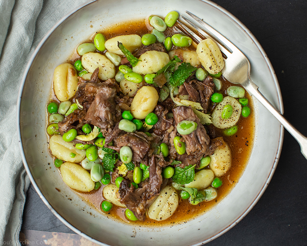 oxtail with gnocchi