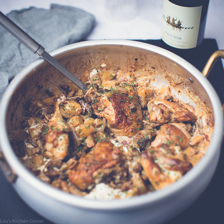 chicken & porcini mushrooms recipe