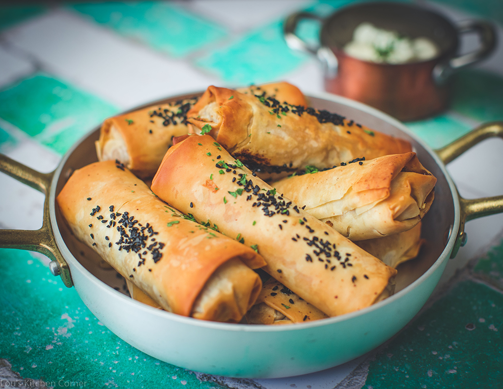 Lebanese lamb filo fingersrecipe