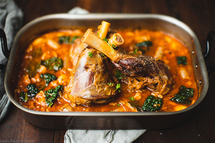 Slow Cooked Lamb Shank Cassoulet • Lou S Kitchen Corner