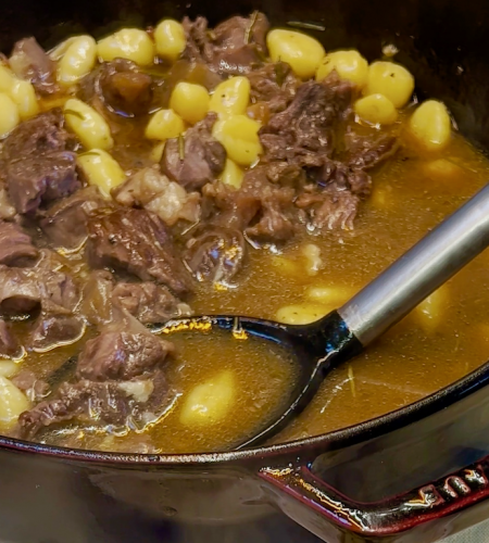 Beef Osso Buco with gnocchi