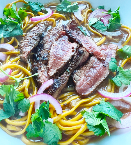 Jerk Steak Noodles